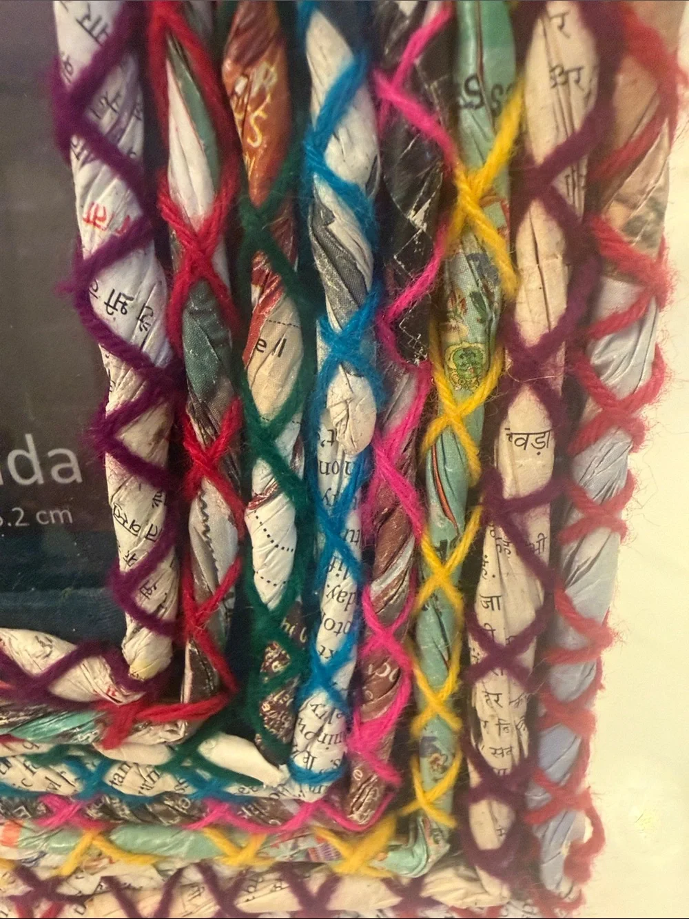 Multicolor Woven Photo Frame
